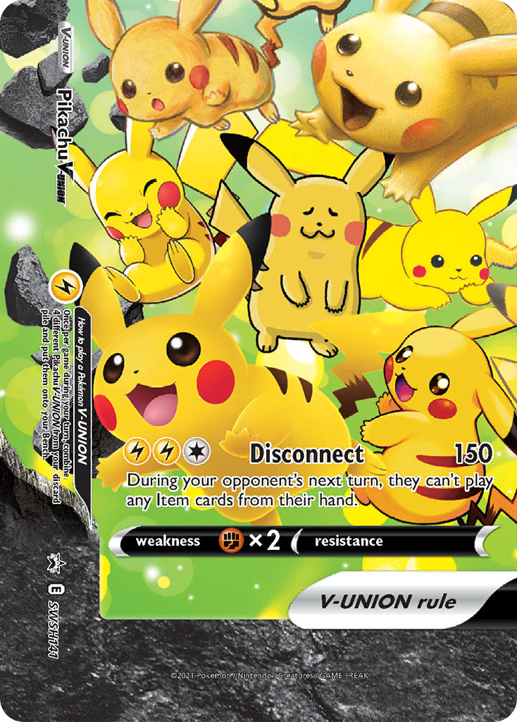Sword & Shield Promo's Pikachu V-UNION #141